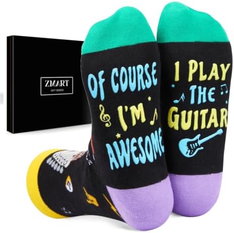 Guitar Gifts for Men Women Socks