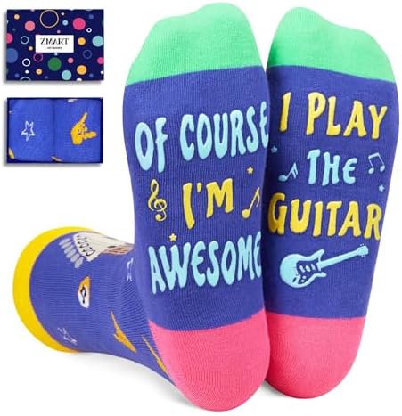 Guitar Gifts for Music Lovers Socks