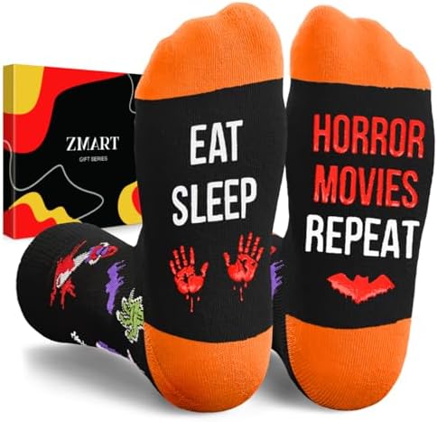 Horror Movie Lovers Gifts Socks
