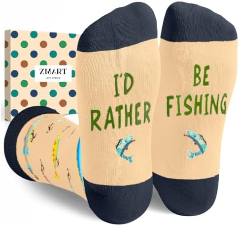 Id Rater Be Fishing Socks Gifts for Fisherman