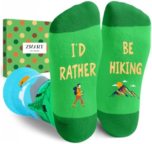 Id Rather Be Hiking Socks