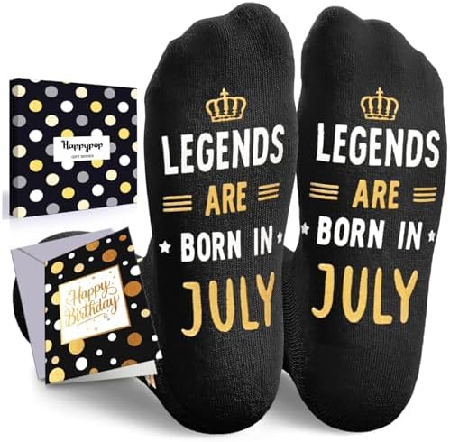 July Birthday Gifts for Men Socks