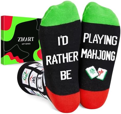 Mahjong Gifts for Mom Dad Socks