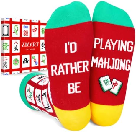 Mahjong Gifts for Women Men Socks