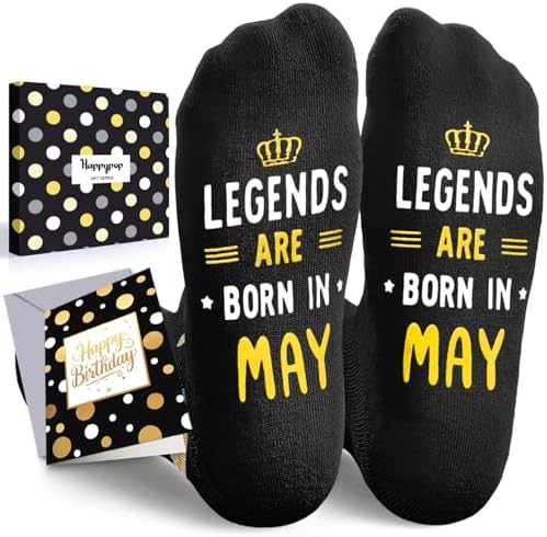 May Birthday Gifts for Men Socks