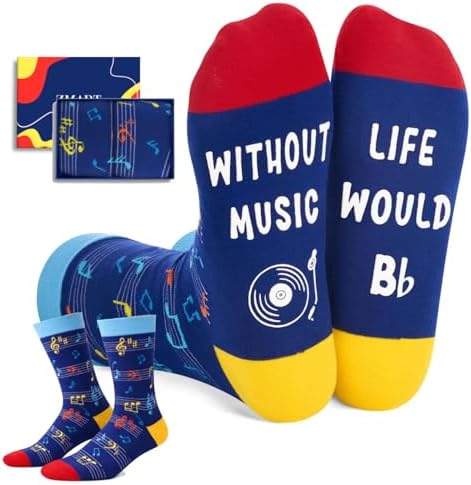 Music Gifts for Men Women Socks