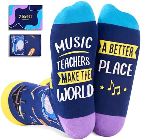 Music Teacher Appreciation Gifts Socks Best Valentines Birthday