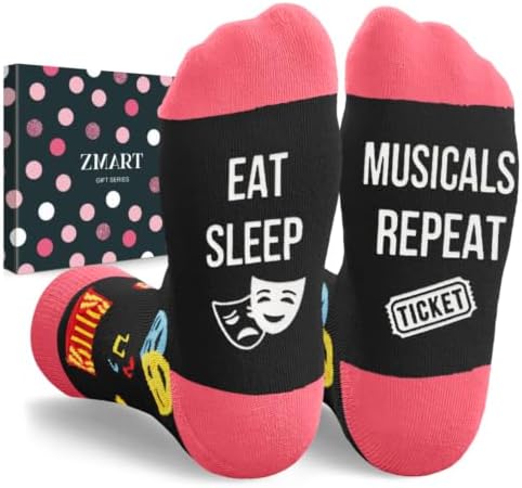 Musical Theater Gifts for Women Socks