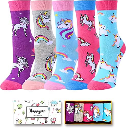 Novelty Girls Unicorn Socks