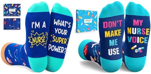 Nurses Gifts for Men Women Funny Nurse Nursing Socks