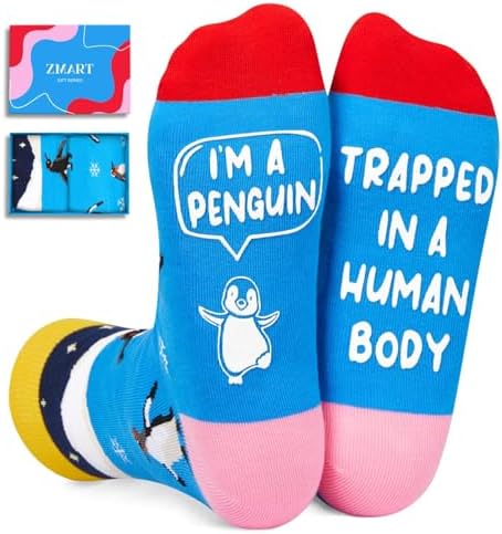 Penguin Gifts for Men Women Socks