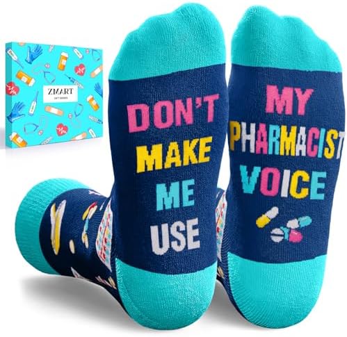 Pharmacist Gifts for Women Men Socks
