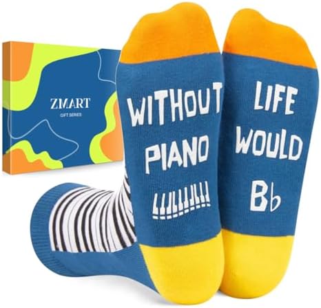 Piano Gifts for Adults Socks