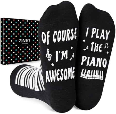 Piano Gifts for Men Women Socks