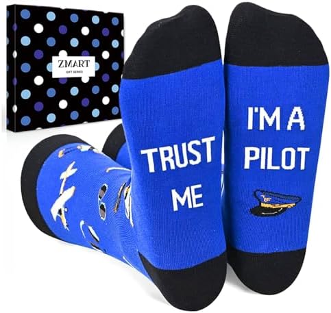 Pilot Airplane Gifts Socks