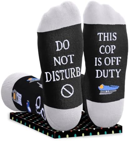 Police Gifts for Men Socks