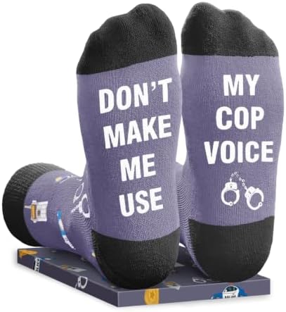 Police Officer Gifts Men Socks