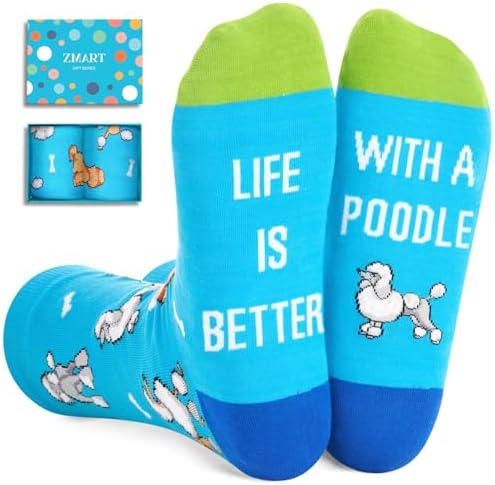 Poodle Socks for Women Men