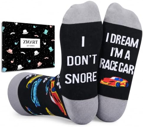 Race Car Gifts Racing Socks for Men