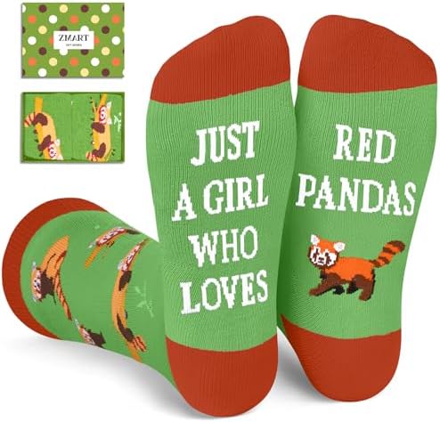 Red Panda Gifts for Women Socks