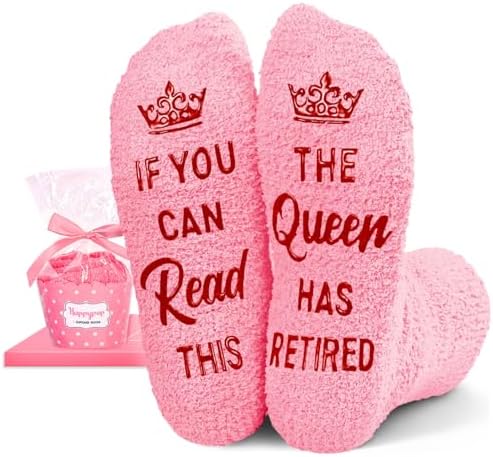 Retirement Gifts for Women Funny Retired for Mom Socks