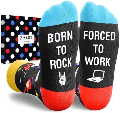 Rock Gifts for Men and Roll Socks for Women