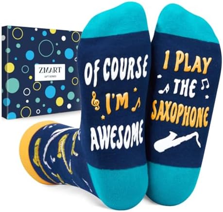 Saxophone Gifts for Teen Men Socks