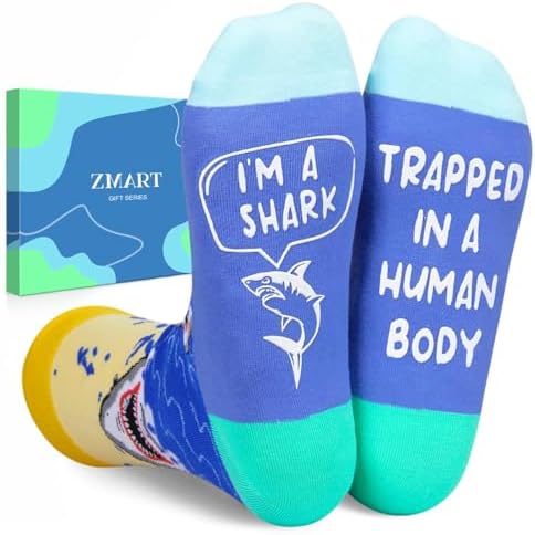Shark Gifts for Women Men Socks