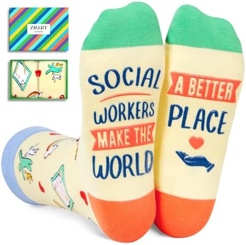 Social Worker Gifts for Women Volunteer Appreciation Presents Socks