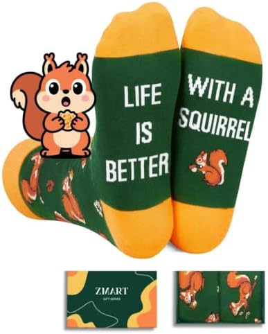 Squirrel Lover Gifts Socks