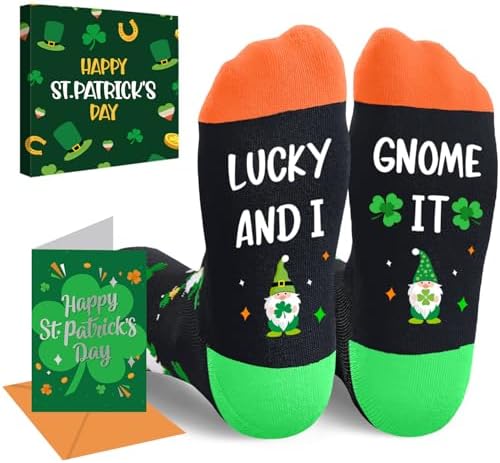 St.Patrick's Day Gifts Shamrock Socks