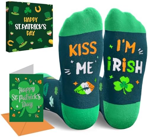 St.Patrick's Day Gifts St Patricks Day for Women Men Socks
