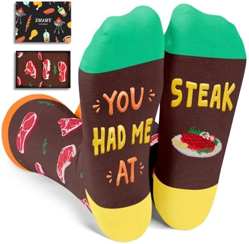 Steak Socks for Men