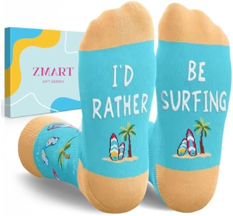 Surfing Gifts for Men Women Socks