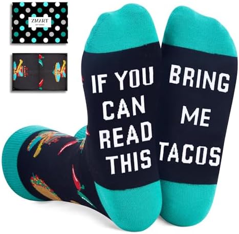 Taco Socks for Women Men