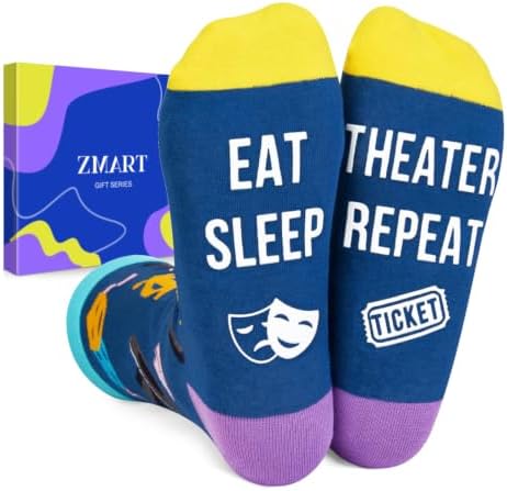 Theater Gifts for Women Men Socks