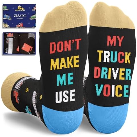 Truck Driver Gifts Box Socks