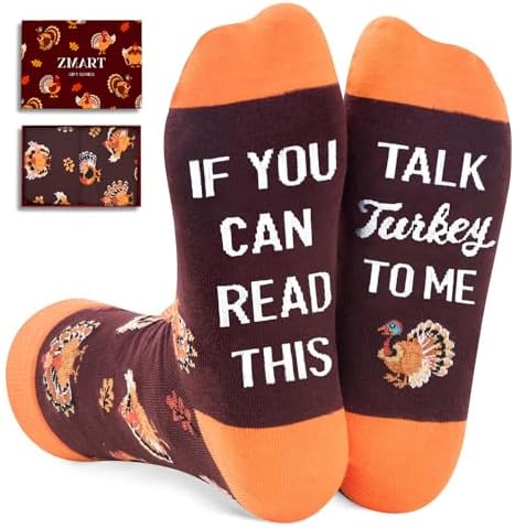 Turkey Socks for Women Thanksgiving