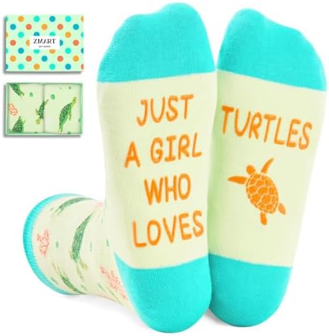 Turtle Gifts for Women Girls Socks