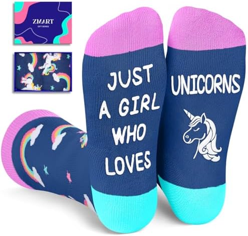 Unicorn Gifts for Women Funny Socks for Teen Girls for Adults