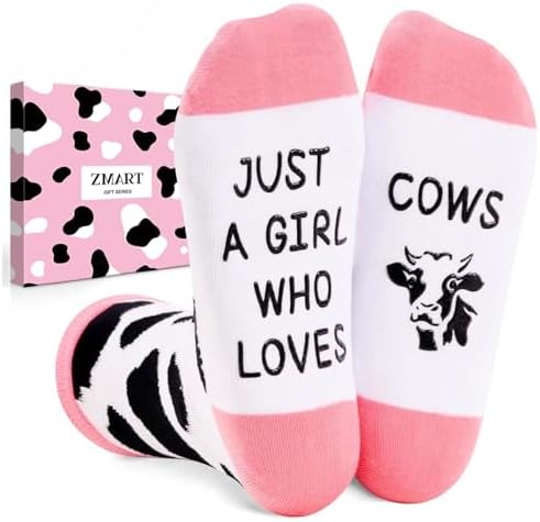 Unique Cow Print Socks