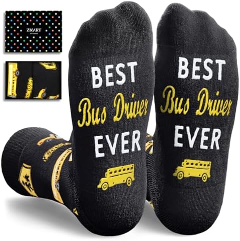 Unisex School Bus Socks