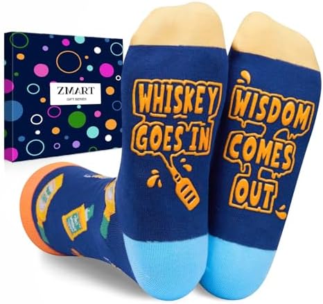 Whiskey Socks for Men Women
