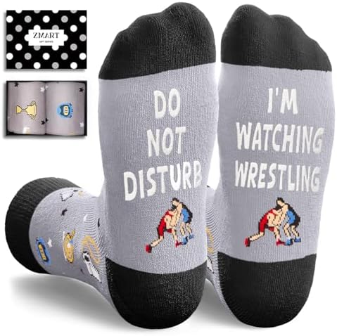 Wrestling Gifts for Men Women Socks